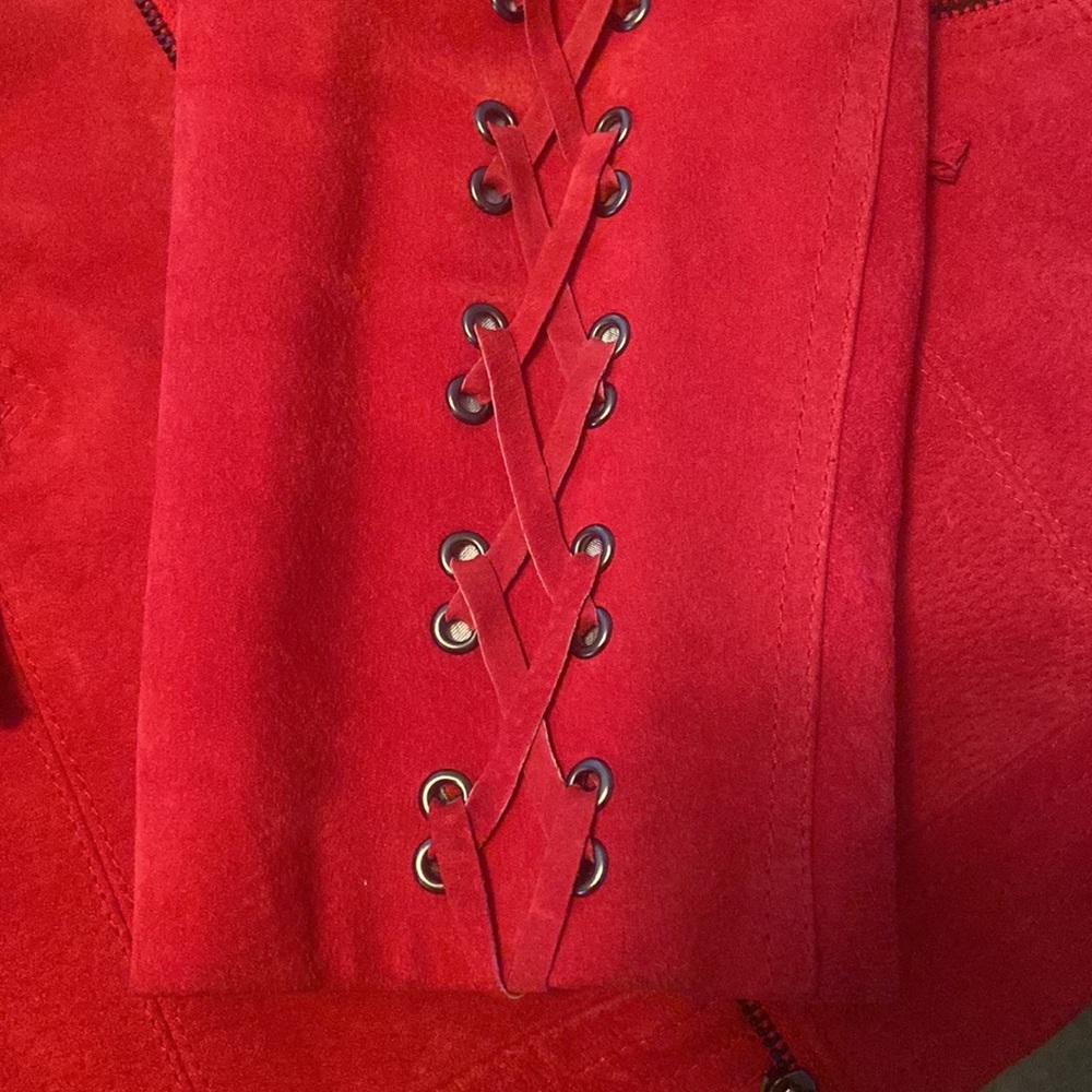 Red Suede Jacket - image 8